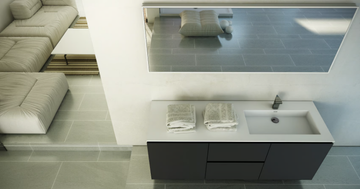MODUL DESK 60 - Inset rectangular single washbasin by MOMA Design - view 3